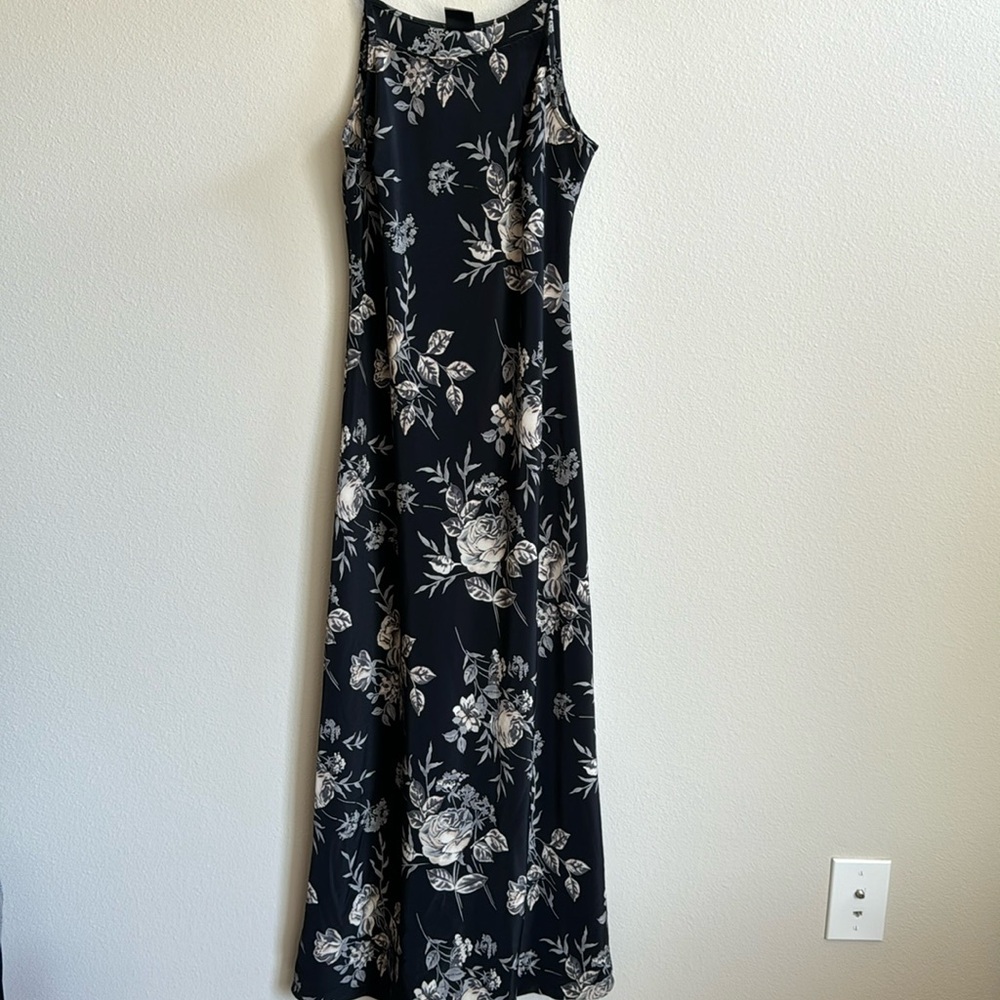 Spaghetti strap, long dress